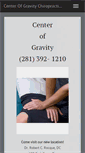 Mobile Screenshot of centerofgravitychiro.com